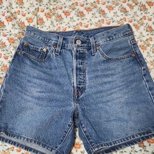 Classic Blue Denim Shorts